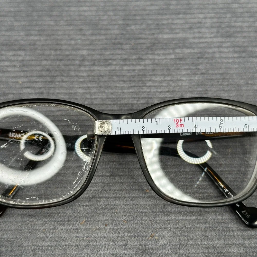 Liu Jo LJ2607 216 Tortoise Shell Square Eyeglasses Frames 52-16-135 Y2k